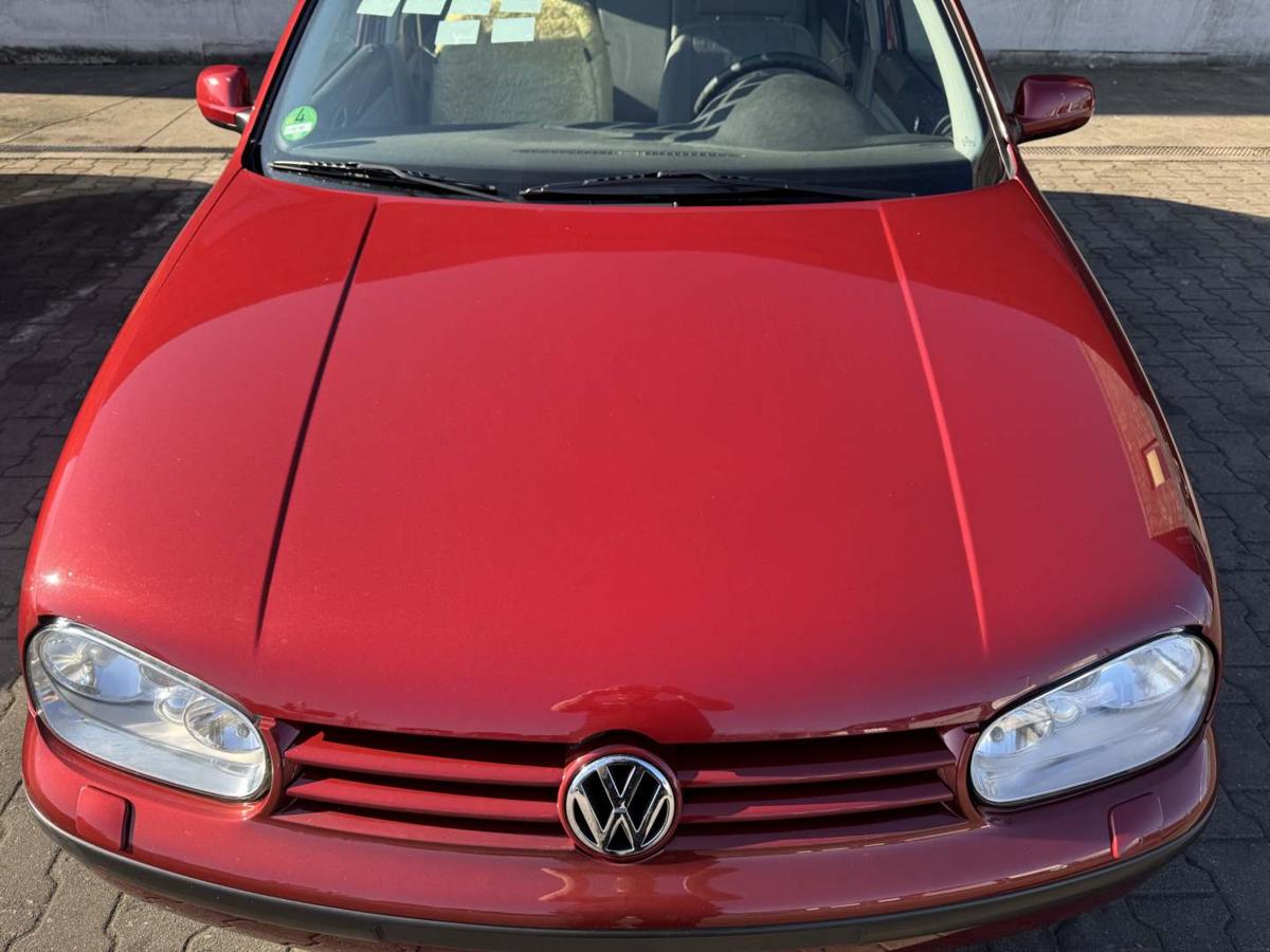 VW Golf 4 original Motorhaube LC3K Canyonred Bj.2000